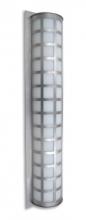 Besa Lighting SCALA40-WA-BA - Besa Outdoor Scala 40 Brushed Aluminum White Acrylic 3x60W A19