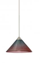 Besa Lighting 1XP-117691-SN - Besa Pendant Kona Satin Nickel Bi-Color 1x50W Halogen