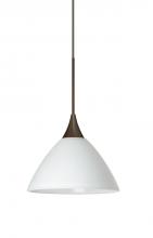 Besa Lighting 1XP-174307-BR - Besa Pendant Domi Bronze White 1x50W Halogen