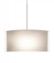 Besa Lighting 1XT-673006-SN - Besa Jodi Pendant 1xtopal Glossy Satin Nickel 1x50W Halogen