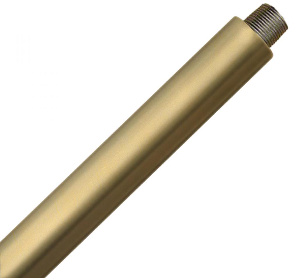 12&#34; Extension Rod in Warm Brass