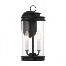 Savoy House 5-904-BK - Englewood 2-Light Outdoor Wall Lantern in Matte Black