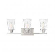 Savoy House 8-4508-3-SN - Vaughan 3-Light Bathroom Vanity Light in Satin Nickel