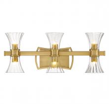 Savoy House 8-9702-6-322 - Bennington 6-Light Bathroom Vanity Light in Warm Brass