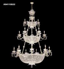 James R Moder 94115GA22-55 - Princess Entry Chand. w/18 Lights; Gold Accents Only