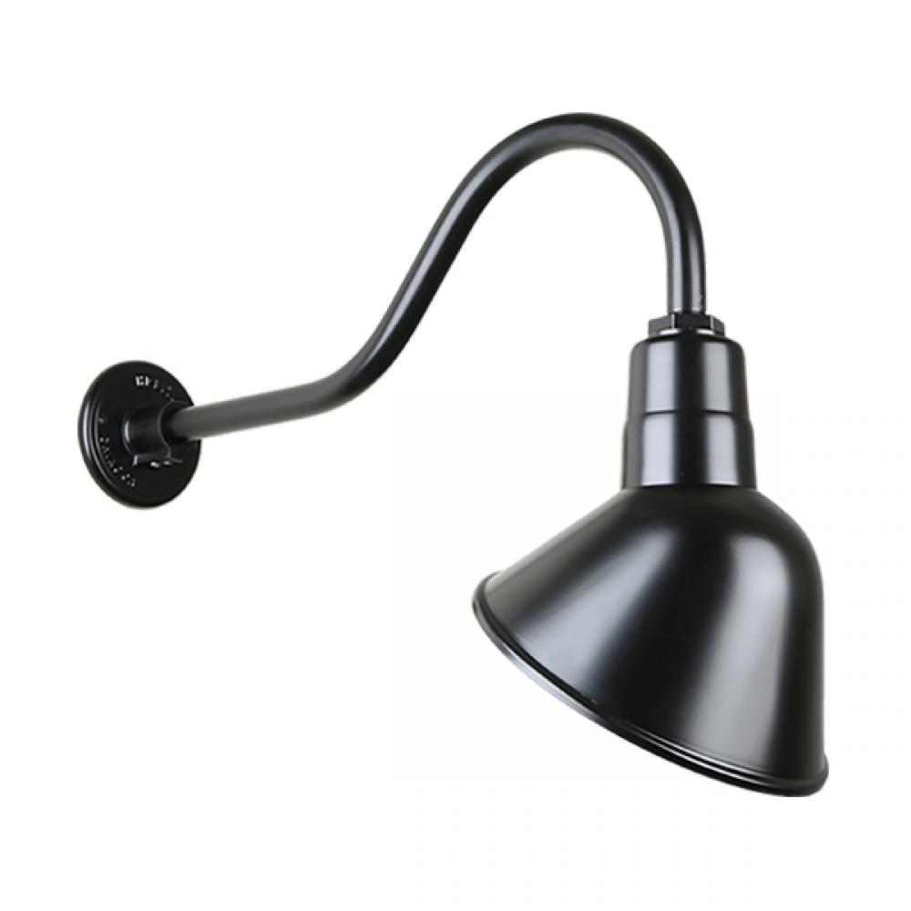 10&#34; Gooseneck Light Angle Shade, QSNHL-A Arm