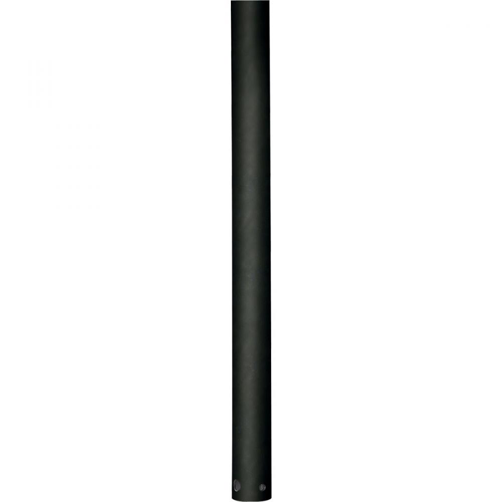 AirPro Collection 60 In. Ceiling Fan Downrod in Forged Black