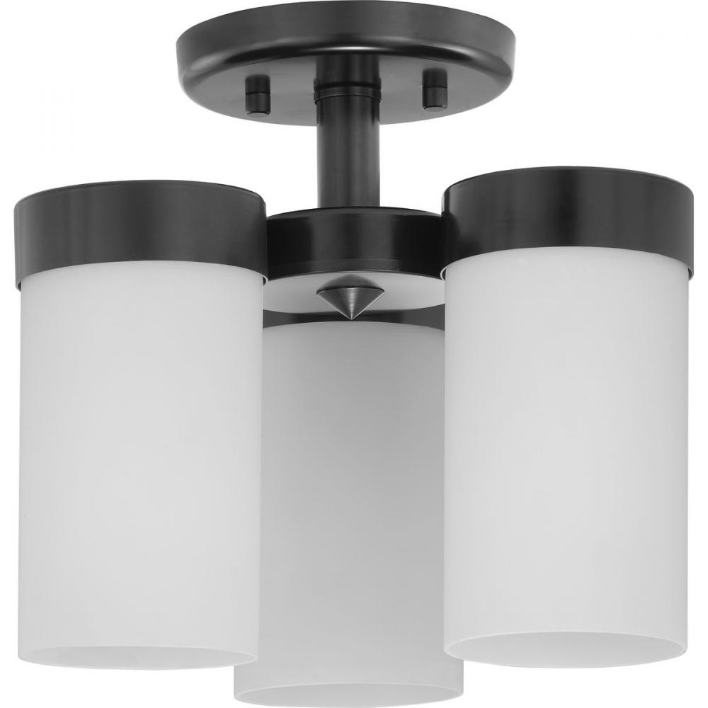 Elevate Collection Three-Light 11-3/4&#34; Flush Mount