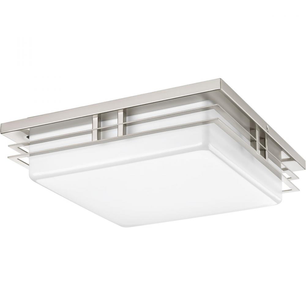 Helm Collection Two-Light 14&#34; LED Flush Mount