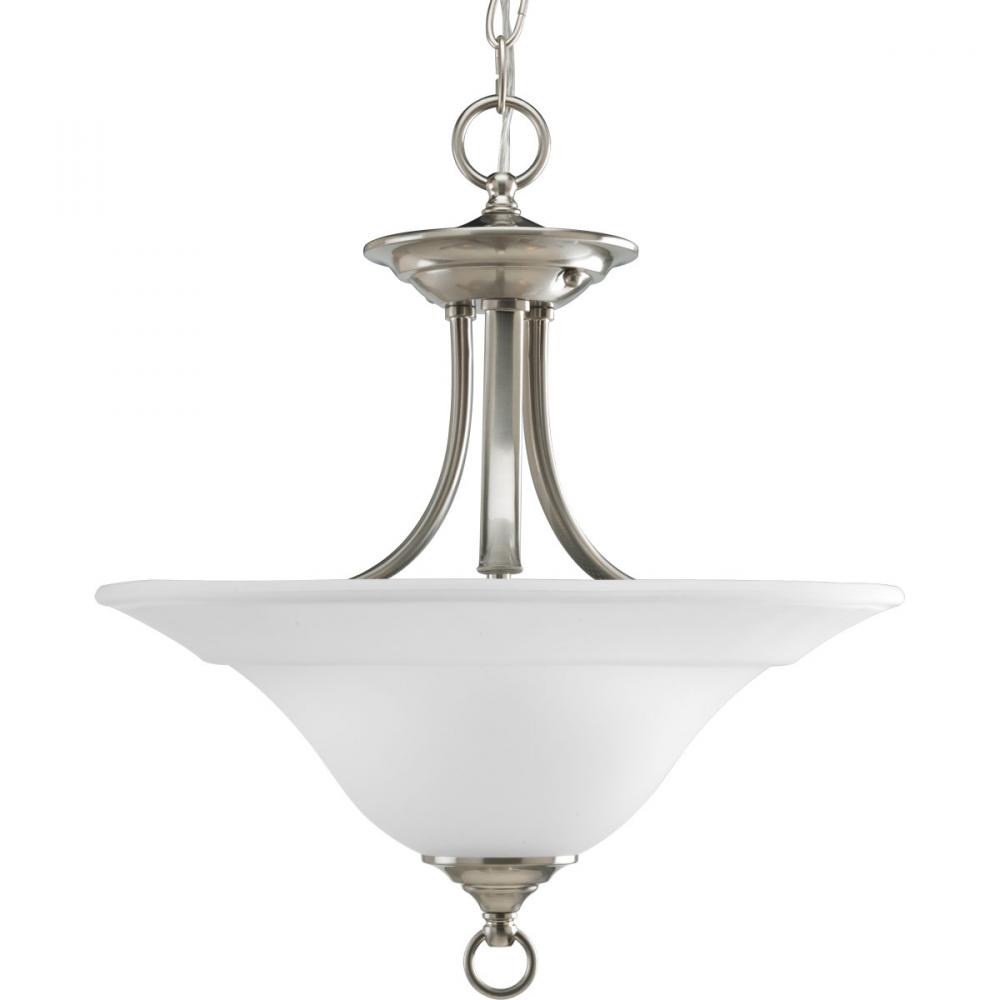 Trinity Collection Two-Light 16&#34; Semi-Flush