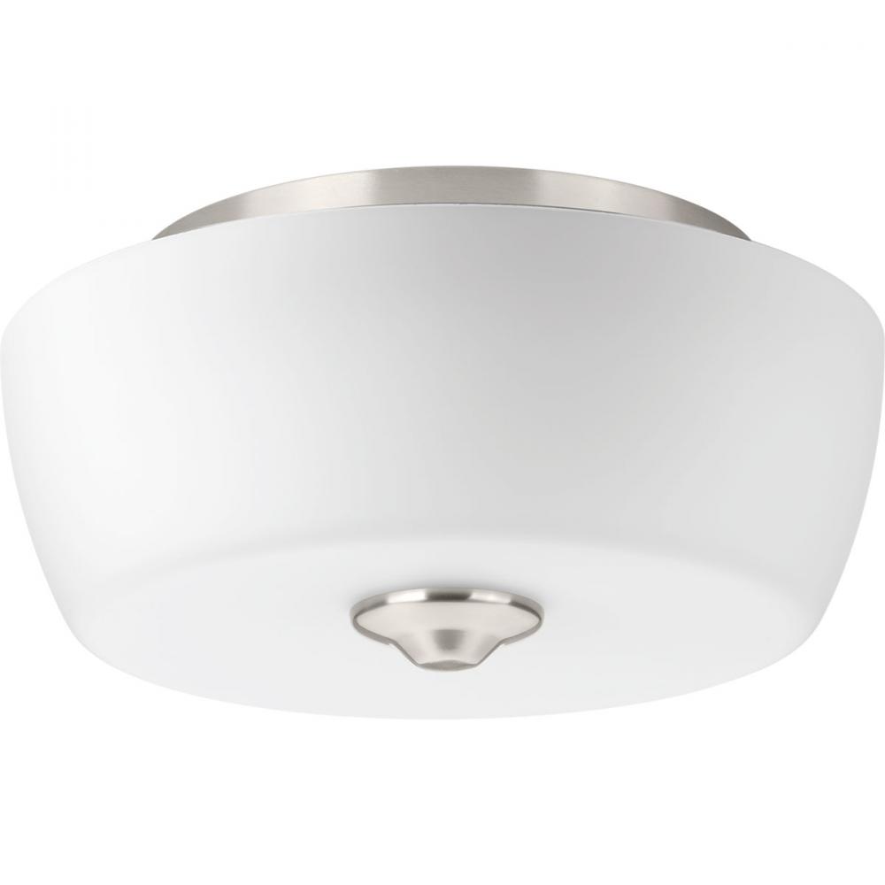 Leap Collection Two-Light 14&#34; Flush Mount