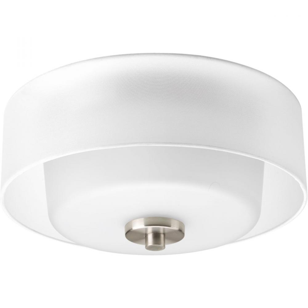 Invite Collection Two-Light 12&#34; Flush Mount