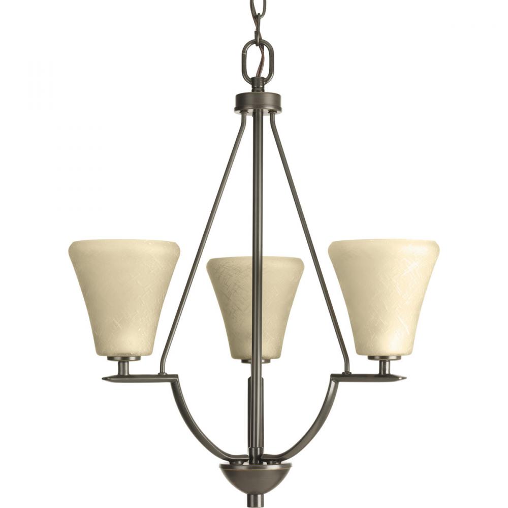 Bravo Collection Three-Light Foyer Chandelier