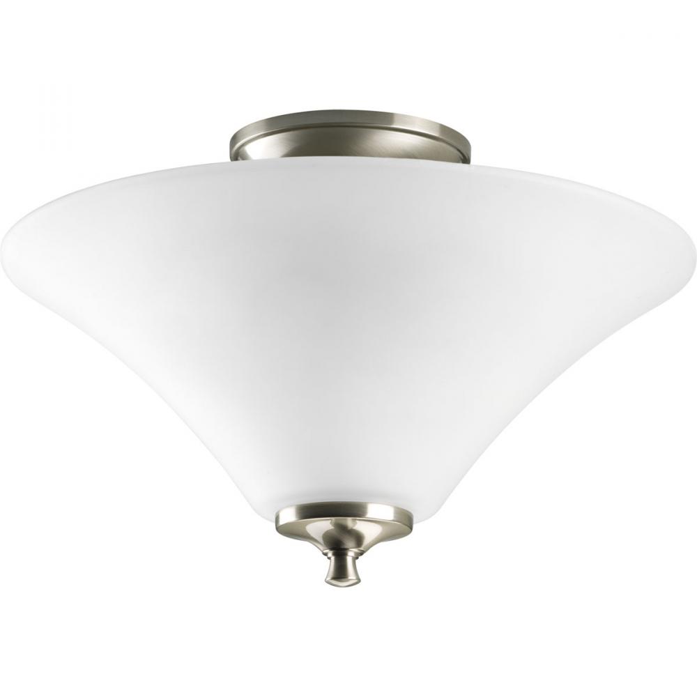 Joy Collection Two-Light 13-1/4&#34; Semi Flush