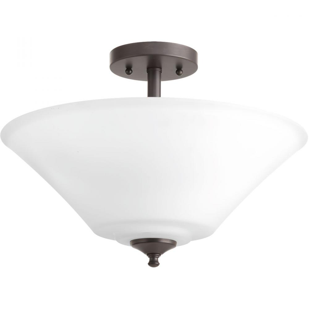 Joy Collection Three-Light 16-5/8&#34; Semi-Flush Convertible