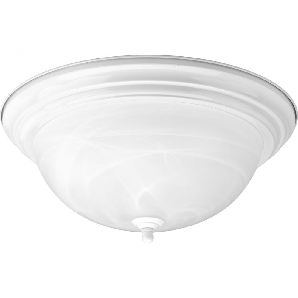 Three-Light Dome Glass 15-1/4&#34; Close-to-Ceiling