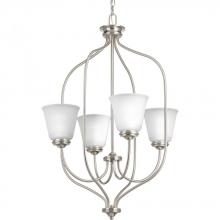 Progress P3891-09 - Keats Collection Four-Light Foyer Chandelier