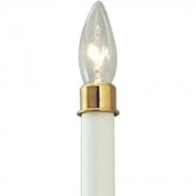  P8788-10 - Polished Solid Brass Candle-Cap Accessory for Chandeliers