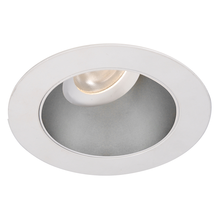 White WAC Lighting HR-3LED-T418N-C-WT 4000K LED 3-Inch Recessed Downlight with Adjustable Round Trim