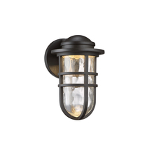  WS-W24509-BZ - Steampunk 9in LED Outdoor Wall Light 3000K in Bronze 365 Lumens