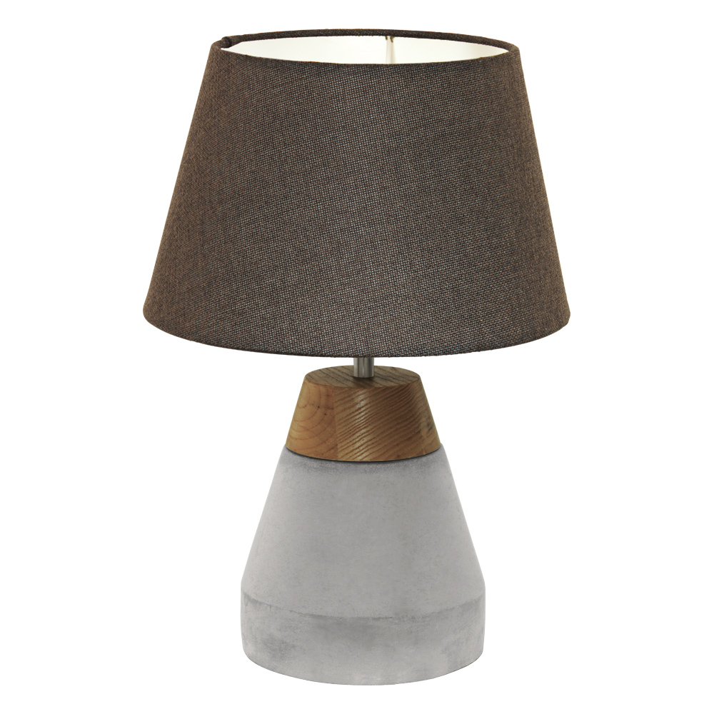 concrete effect table lamp