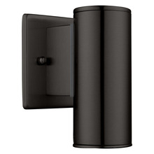 Eglo 200032A - 1 LT Outdoor Wall Light With Matte Black Finish 1-50W GU10