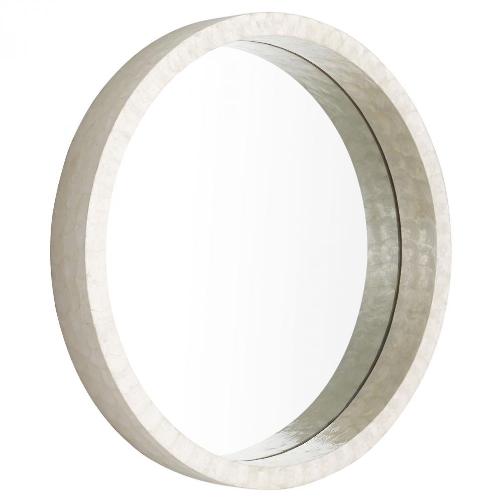 Triton Round Mirror|Wh-Lg