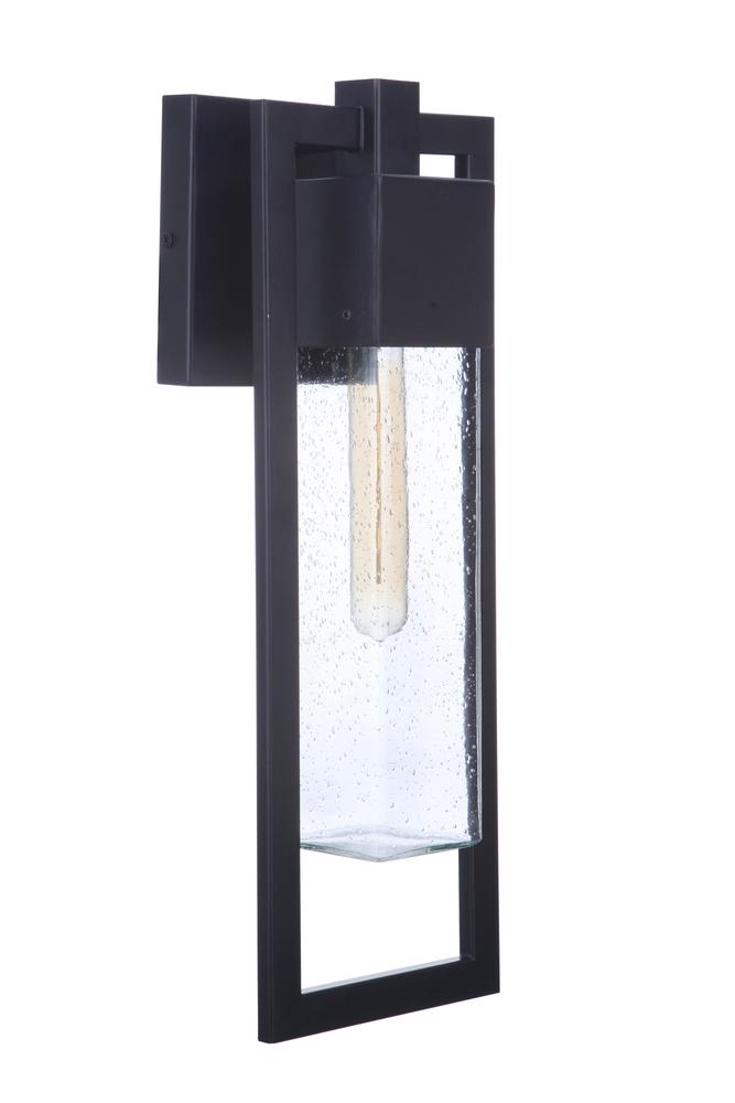 Perimeter 1 Light Medium Outdoor Wall Lantern in Midnight