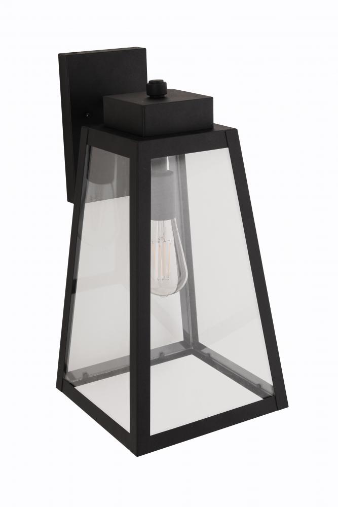 Sorano 1 Light 16.75&#34; Outdoor Lantern in Textured Black