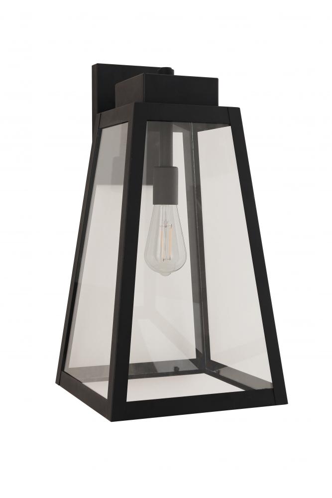 Sorano 1 Light 19.63&#34; Outdoor Lantern in Textured Black