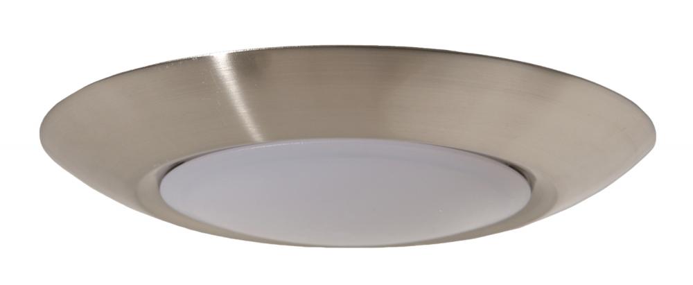 Slim Line 1 Light 6&#34; LED Flushmount in White (7&#34; Overall Diameter)