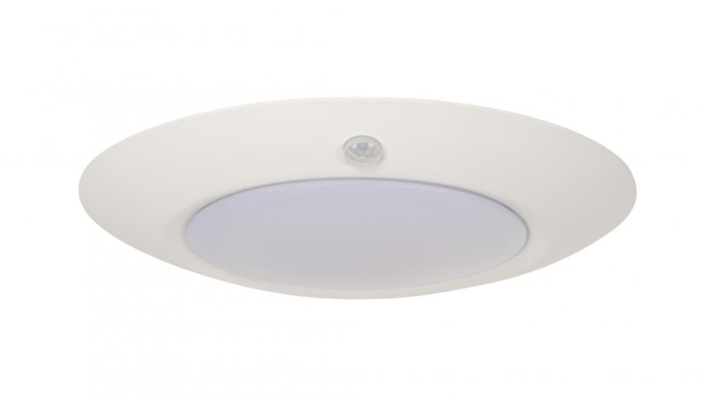 Slim Line 1 Light 6&#34; LED Flushmount in White (7&#34; Overall Diameter)