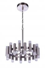 Craftmade 57520-BNK-LED - Simple Lux 20 Light LED Chandelier in Brushed Polished Nickel