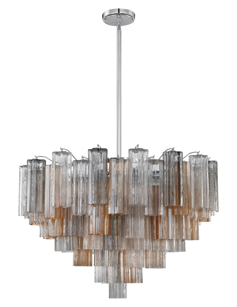 Addis 16 Light Polished Chrome Chandelier