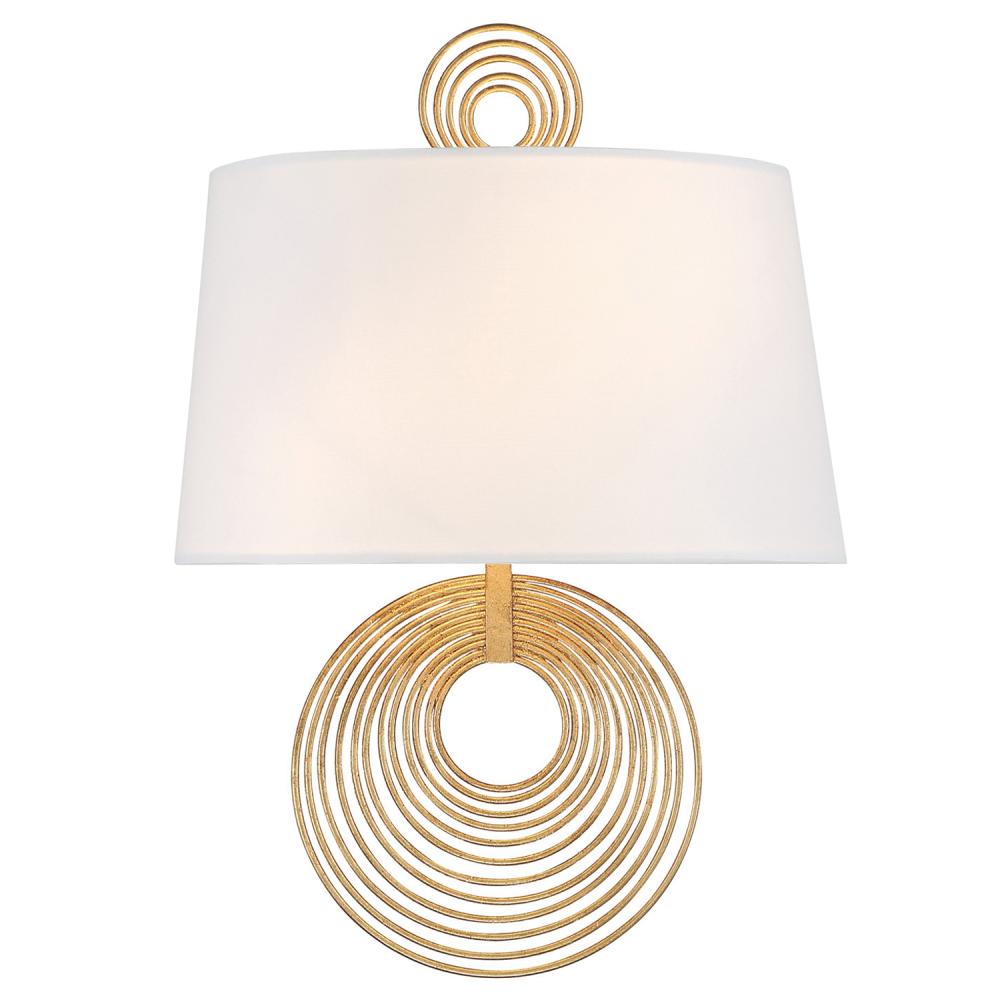 Doral 2 Light Renaissance Gold Sconce