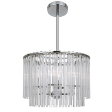 Crystorama 394-CH - Bleecker 4 Light Polished Chrome Chandelier