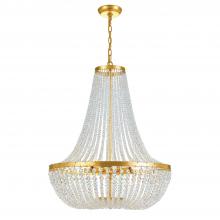 Crystorama 609-GA - Rylee 8 Light Antique Gold Chandelier