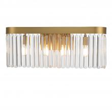 Crystorama EMO-5403-MG - Emory 4 Light Modern Gold Bathroom Vanity