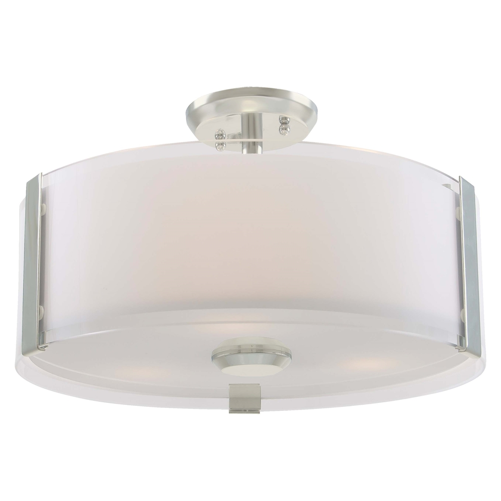 Zurich Small 3 Light Semi-Flush Mount