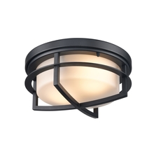 DVI DVP29974BK-OP - Five Points Outdoor 2 Light Flush Mount