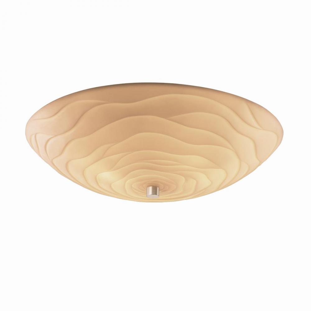 24&#34; Semi-Flush Bowl w/ GU24-LED Lamping