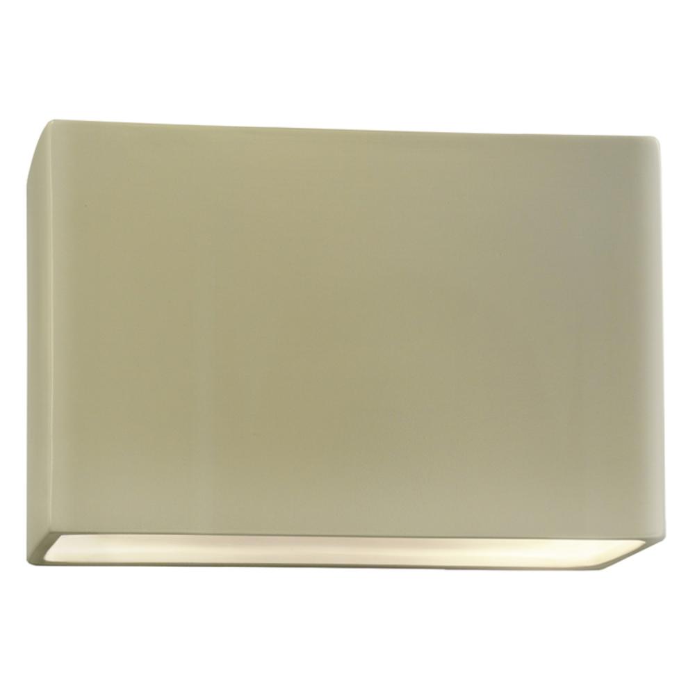 Small ADA Wide Rectangle LED Wall Sconce - Closed Top