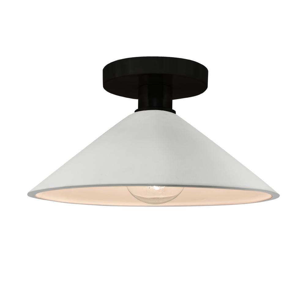 Flare LED Semi-Flush