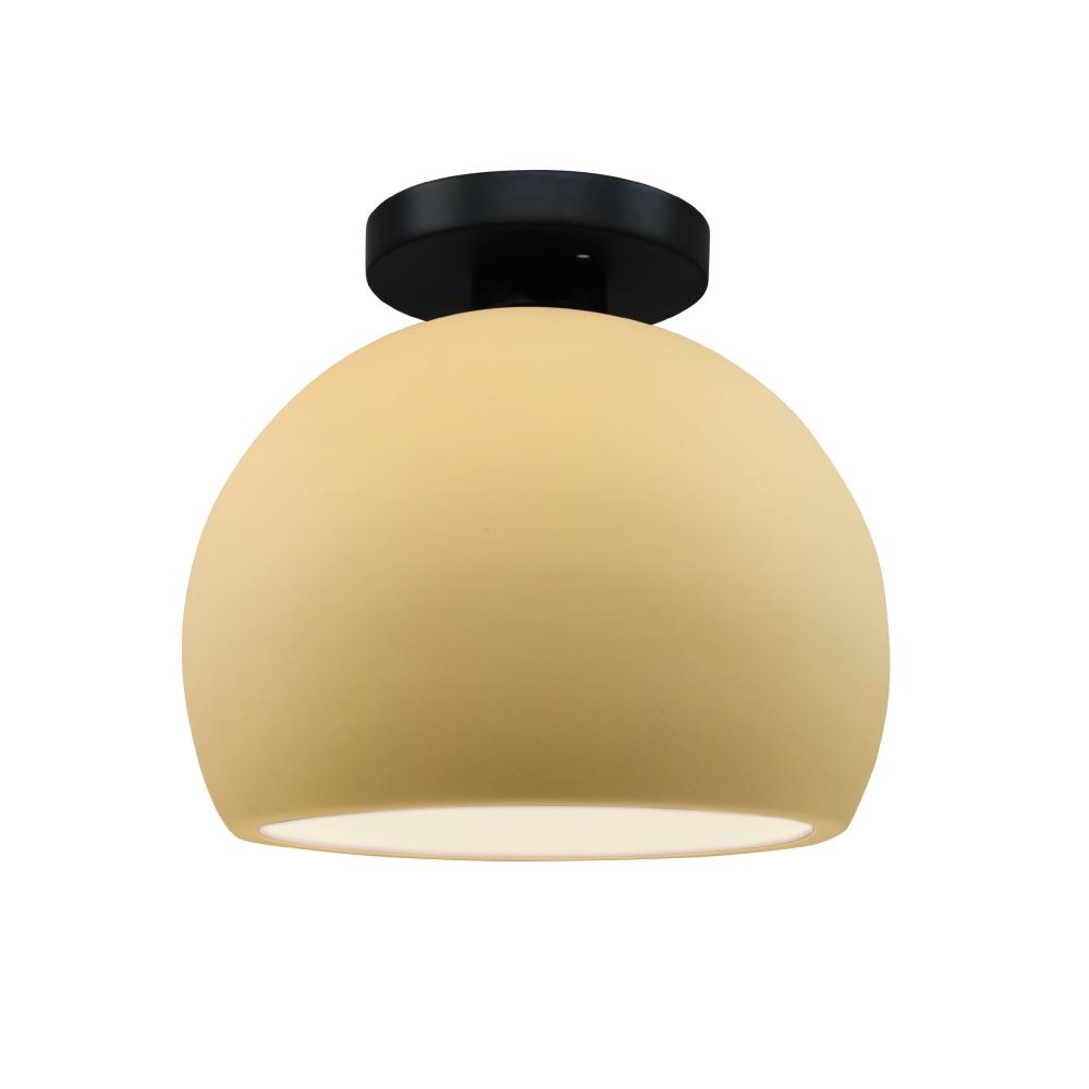 Small Globe LED Semi-Flush