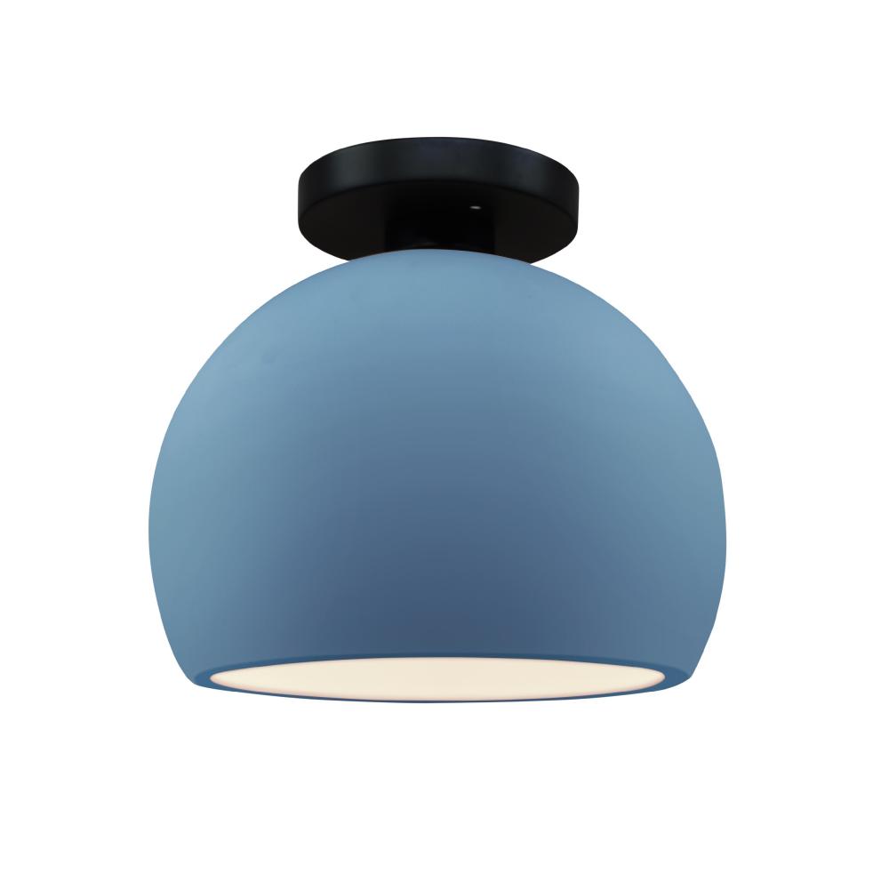 Small Globe LED Semi-Flush