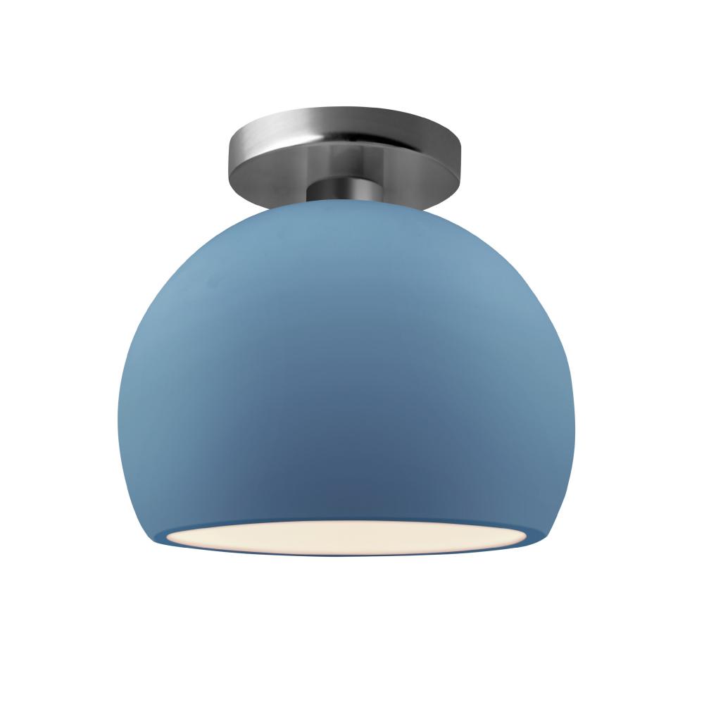 Small Globe LED Semi-Flush