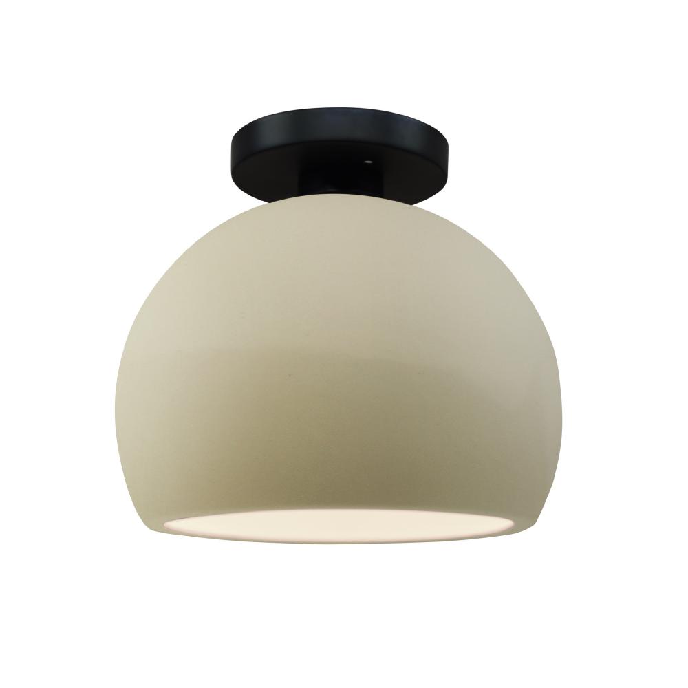 Small Globe LED Semi-Flush