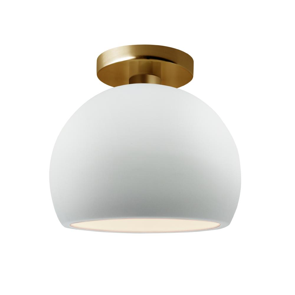 Small Globe LED Semi-Flush