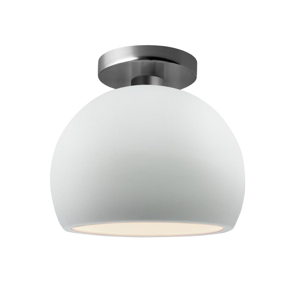 Small Globe LED Semi-Flush