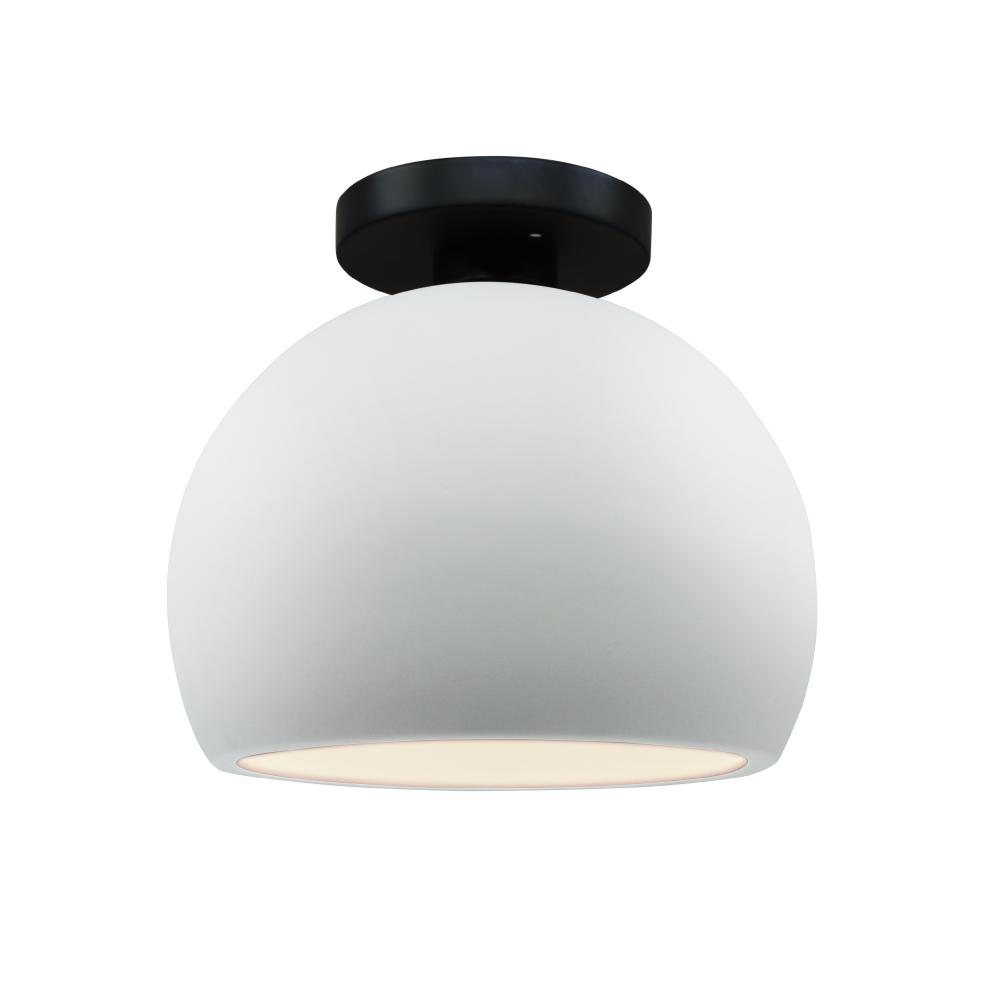 Small Globe LED Semi-Flush